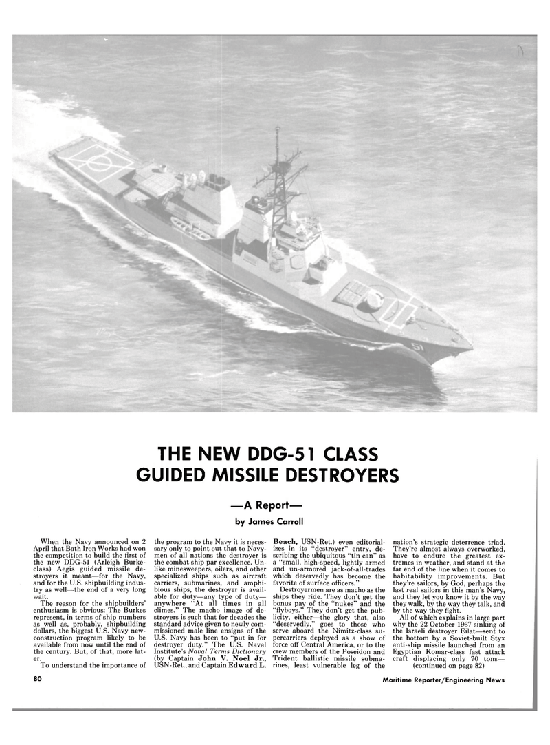 Maritime Reporter Magazine, page 82,  Jun 1985