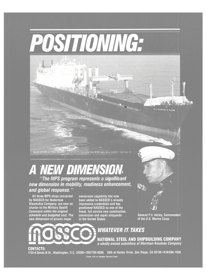 Maritime Reporter Magazine, page 11,  Jul 15, 1985