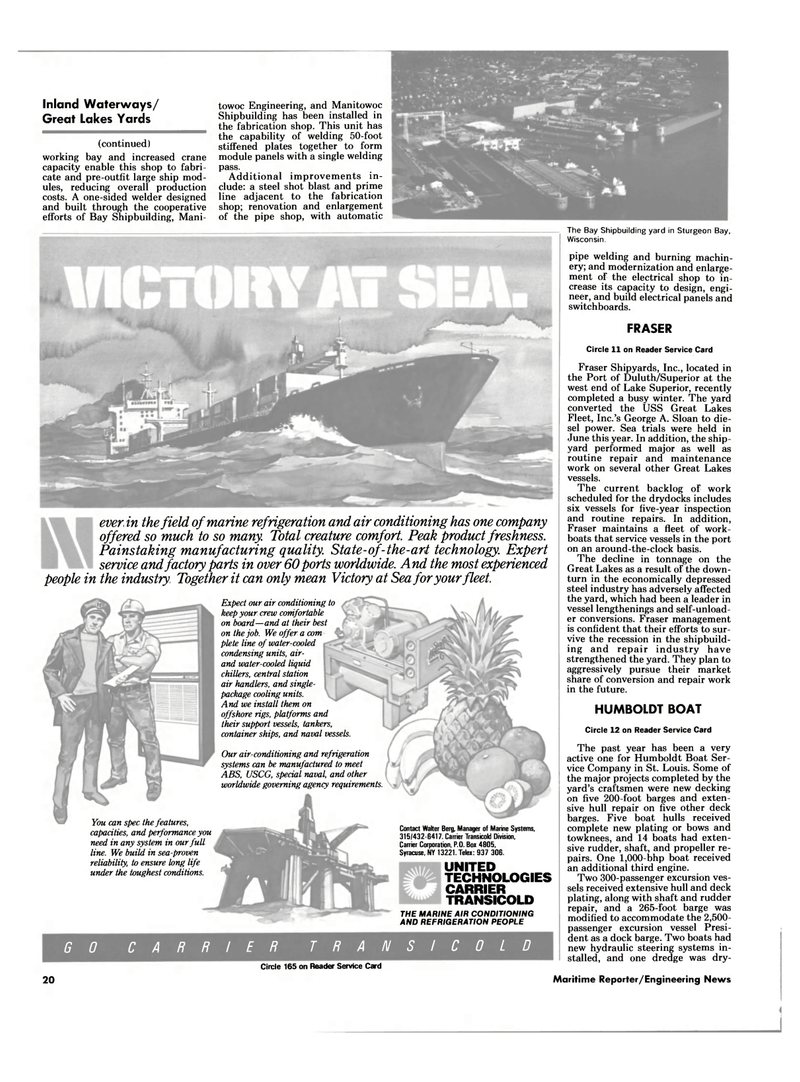 Maritime Reporter Magazine, page 18,  Aug 1985