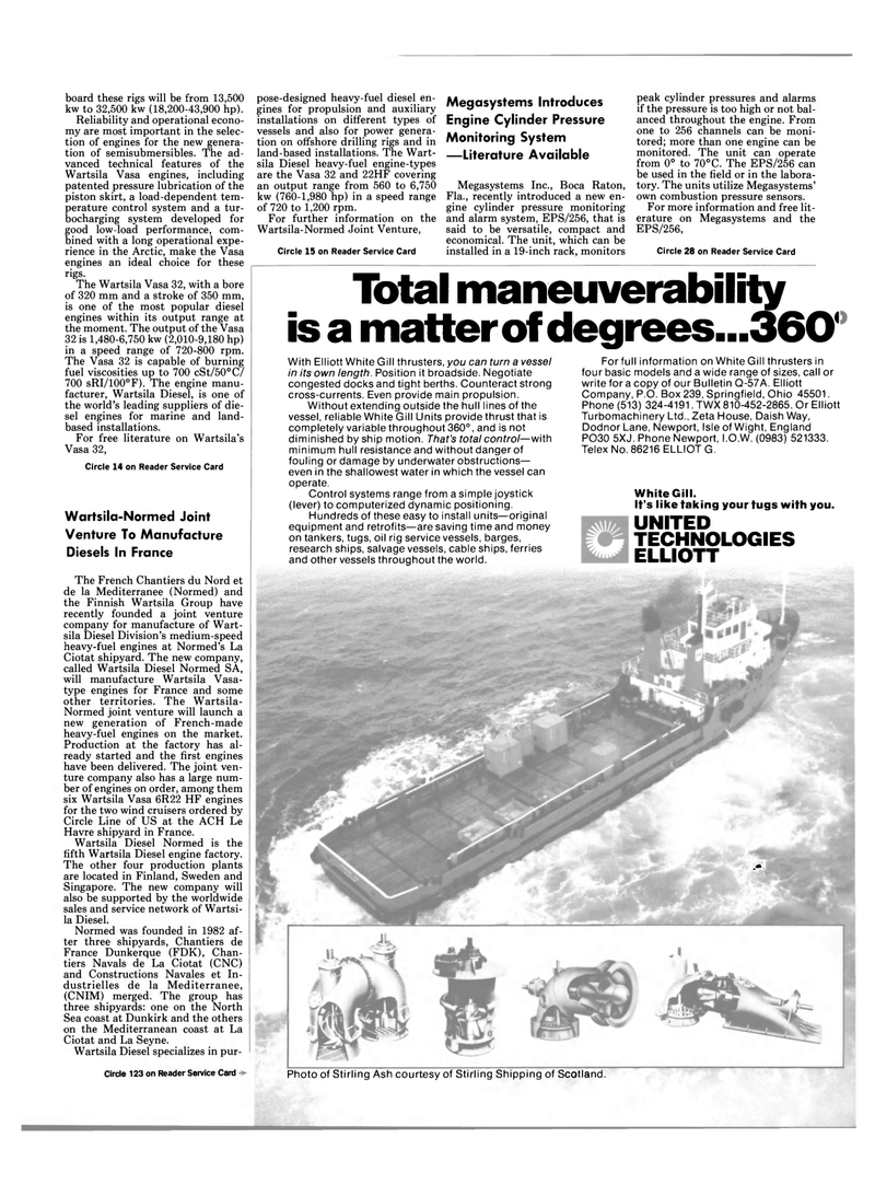 Maritime Reporter Magazine, page 11,  Aug 15, 1985