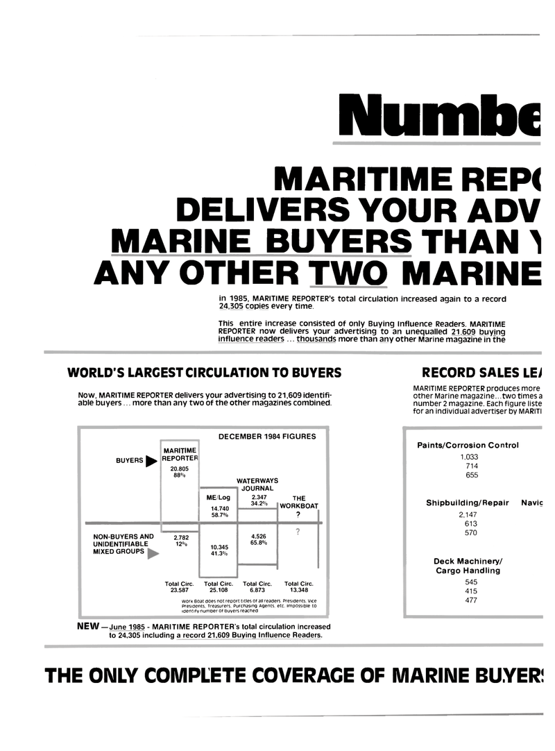 Maritime Reporter Magazine, page 42,  Sep 1985