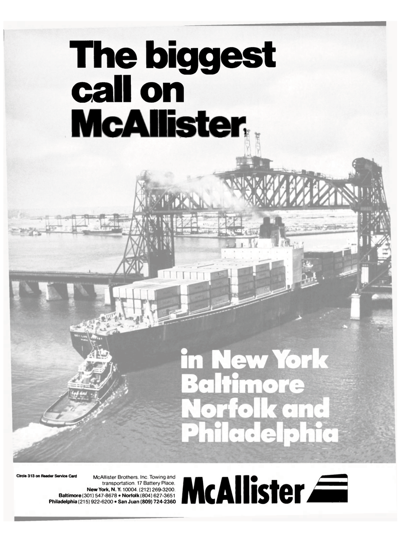 Maritime Reporter Magazine, page 1,  Sep 15, 1985