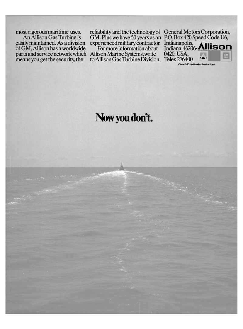 Maritime Reporter Magazine, page 23,  Oct 15, 1985