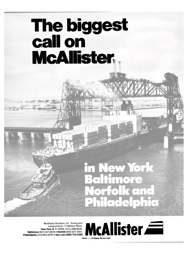 Maritime Reporter Magazine, page 1,  Oct 15, 1985