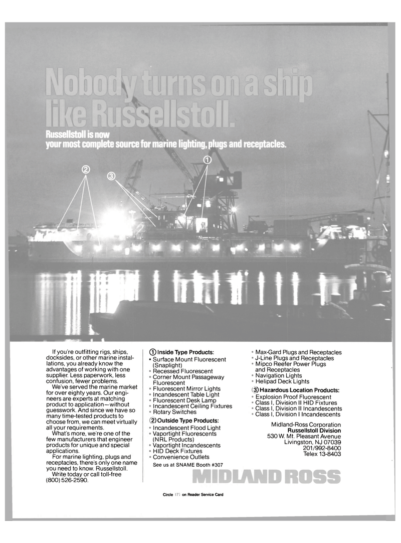 Maritime Reporter Magazine, page 42,  Nov 1985