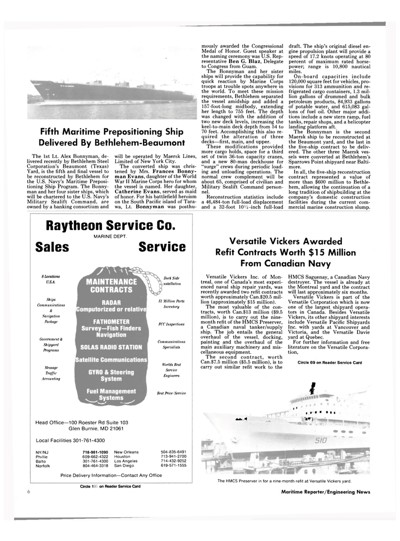 Maritime Reporter Magazine, page 4,  Nov 1985
