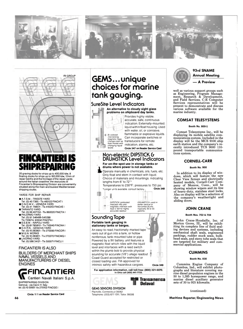 Maritime Reporter Magazine, page 60,  Nov 1985