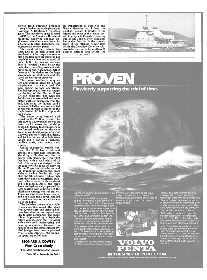 Maritime Reporter Magazine, page 35,  Dec 1985