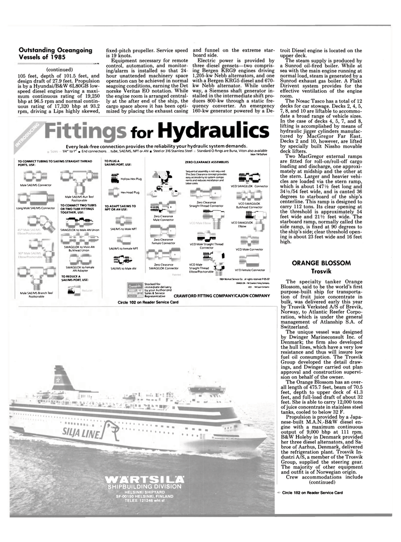 Maritime Reporter Magazine, page 38,  Dec 1985