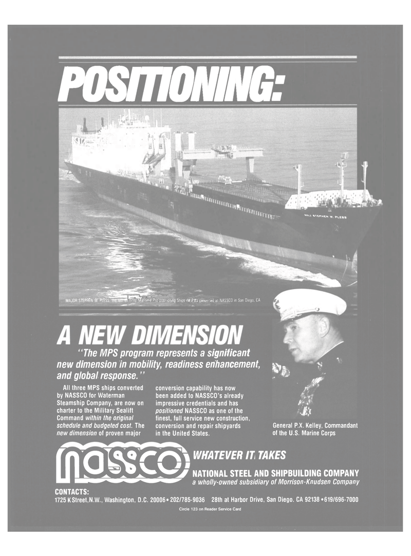 Maritime Reporter Magazine, page 67,  Dec 1985