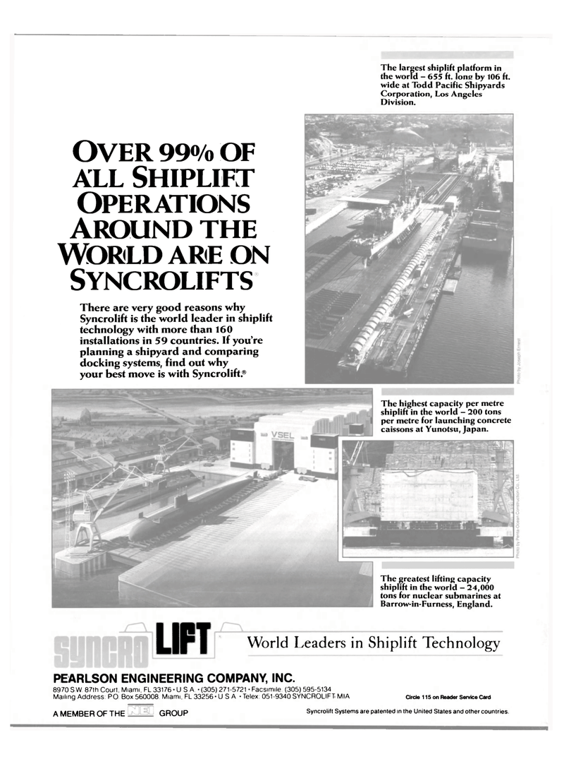 Maritime Reporter Magazine, page 4th Cover,  Dec 1985