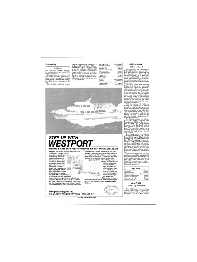 Maritime Reporter Magazine, page 20,  Jan 1986