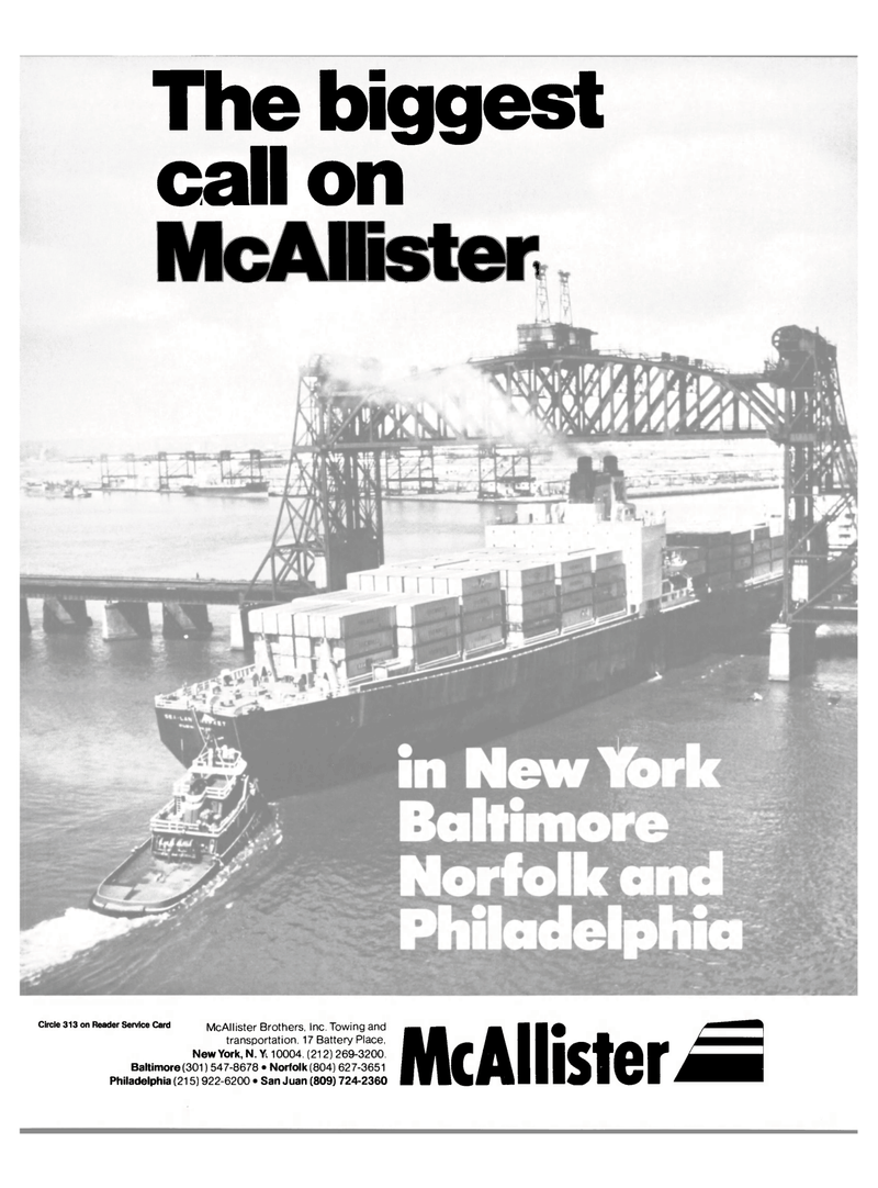 Maritime Reporter Magazine, page 1,  Jan 15, 1986