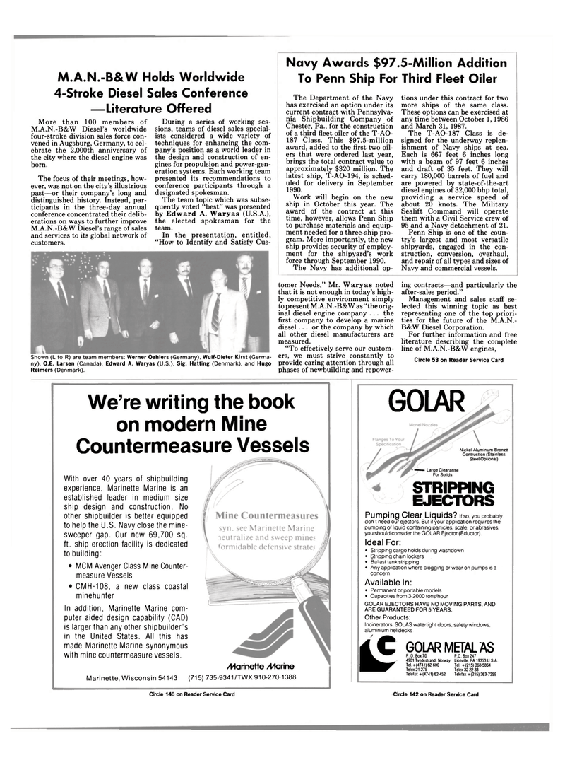 Maritime Reporter Magazine, page 32,  Apr 1986