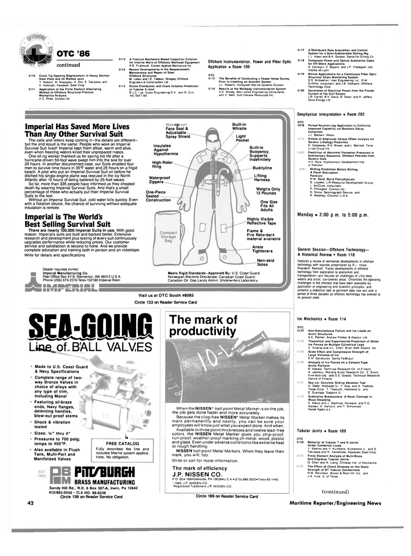 Maritime Reporter Magazine, page 38,  Apr 1986