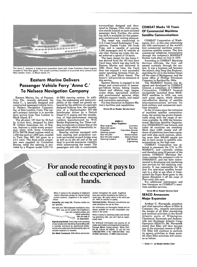 Maritime Reporter Magazine, page 12,  Sep 1986