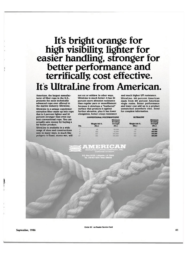 Maritime Reporter Magazine, page 39,  Sep 1986