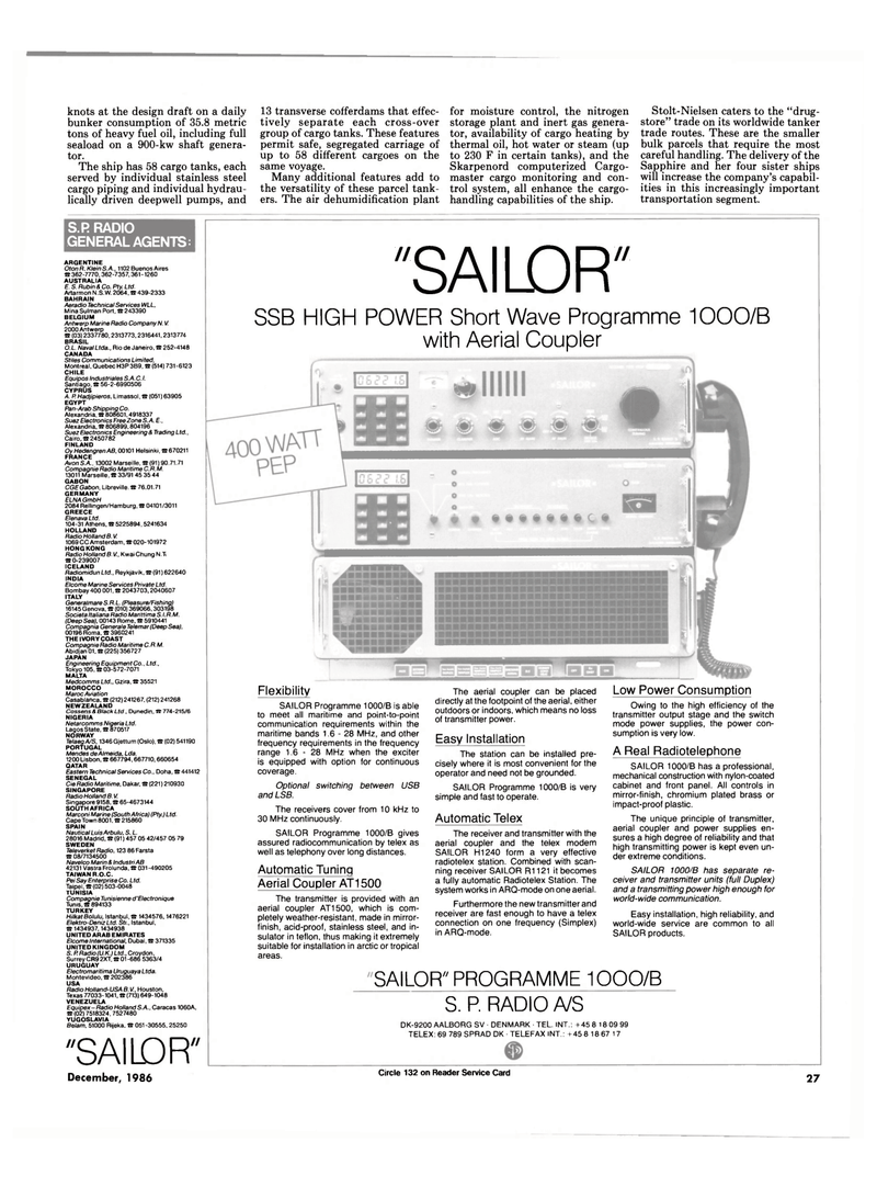 Maritime Reporter Magazine, page 25,  Dec 1986