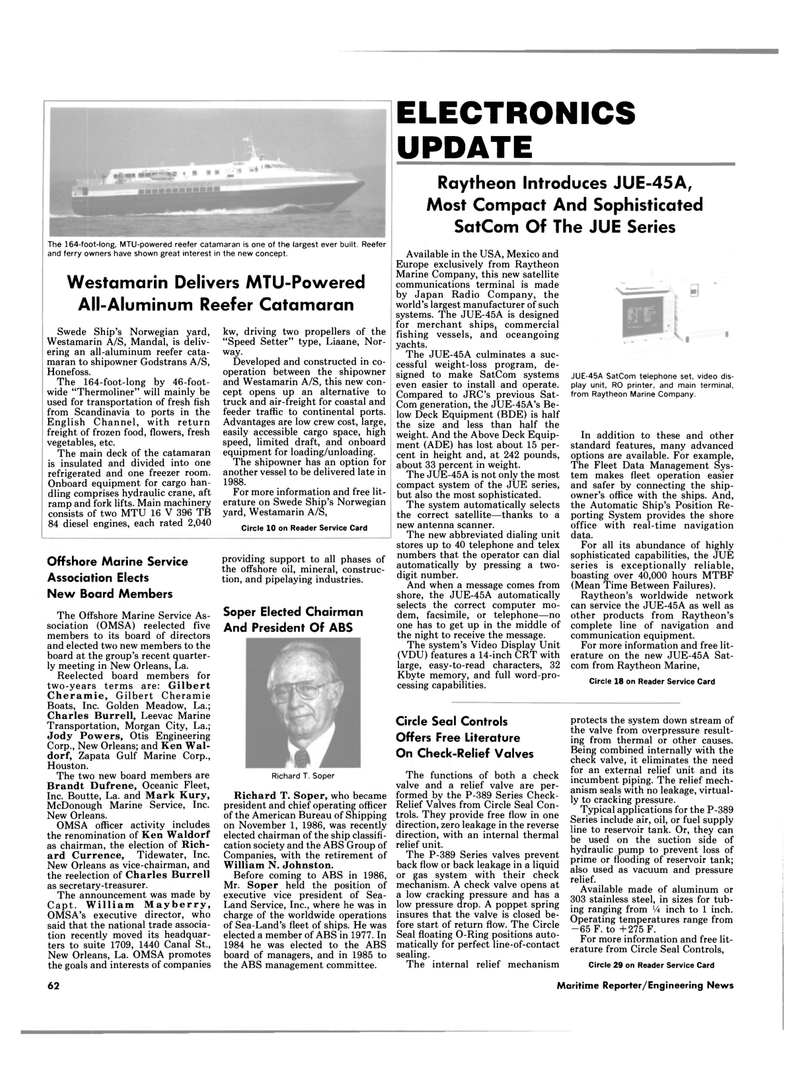 Maritime Reporter Magazine, page 50,  Dec 1987