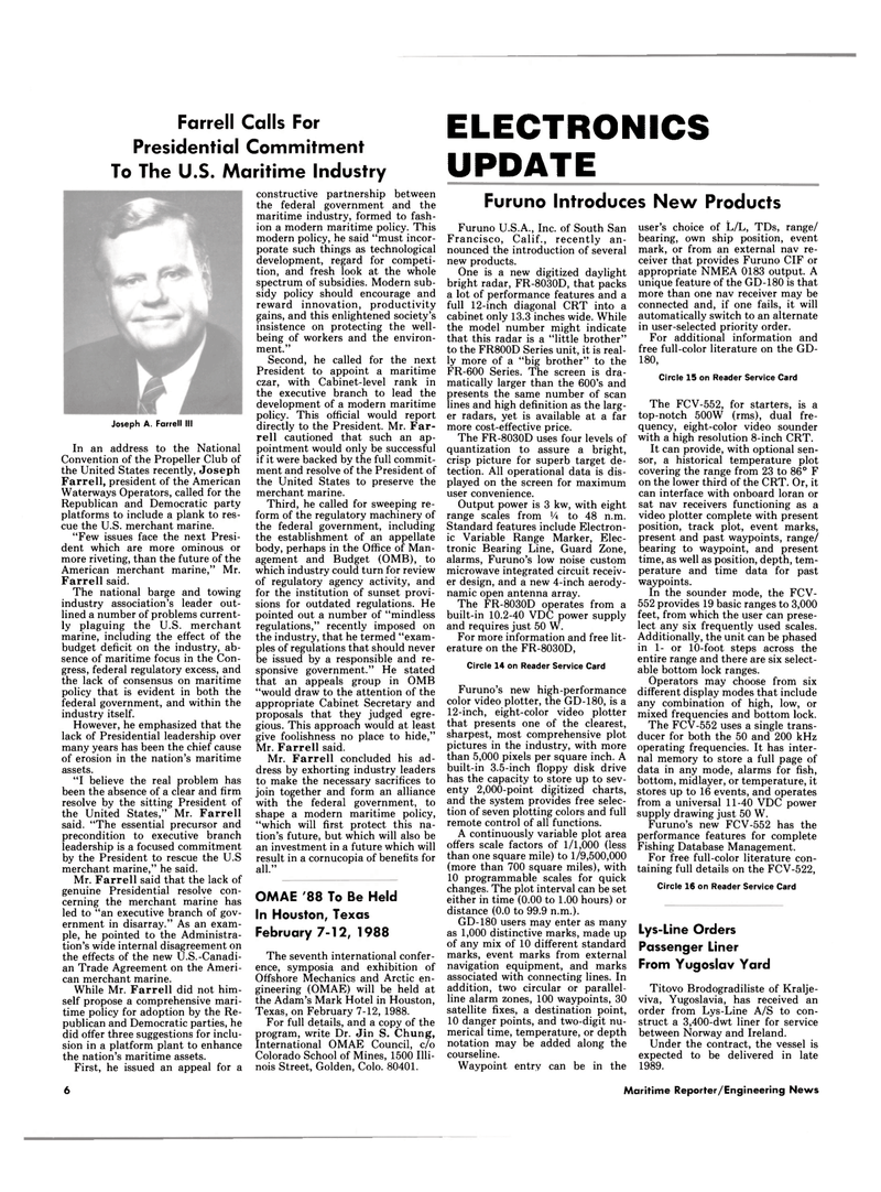 Maritime Reporter Magazine, page 4,  Dec 1987