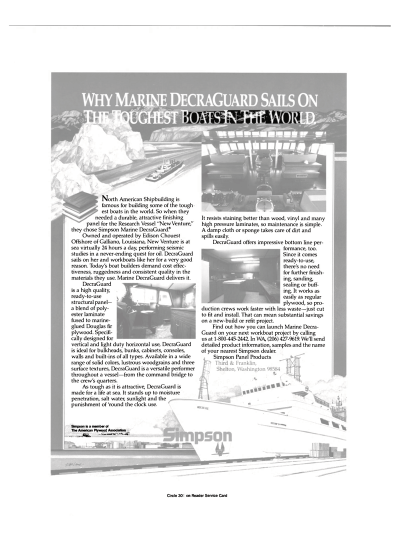Maritime Reporter Magazine, page 2nd Cover,  Jan 1988