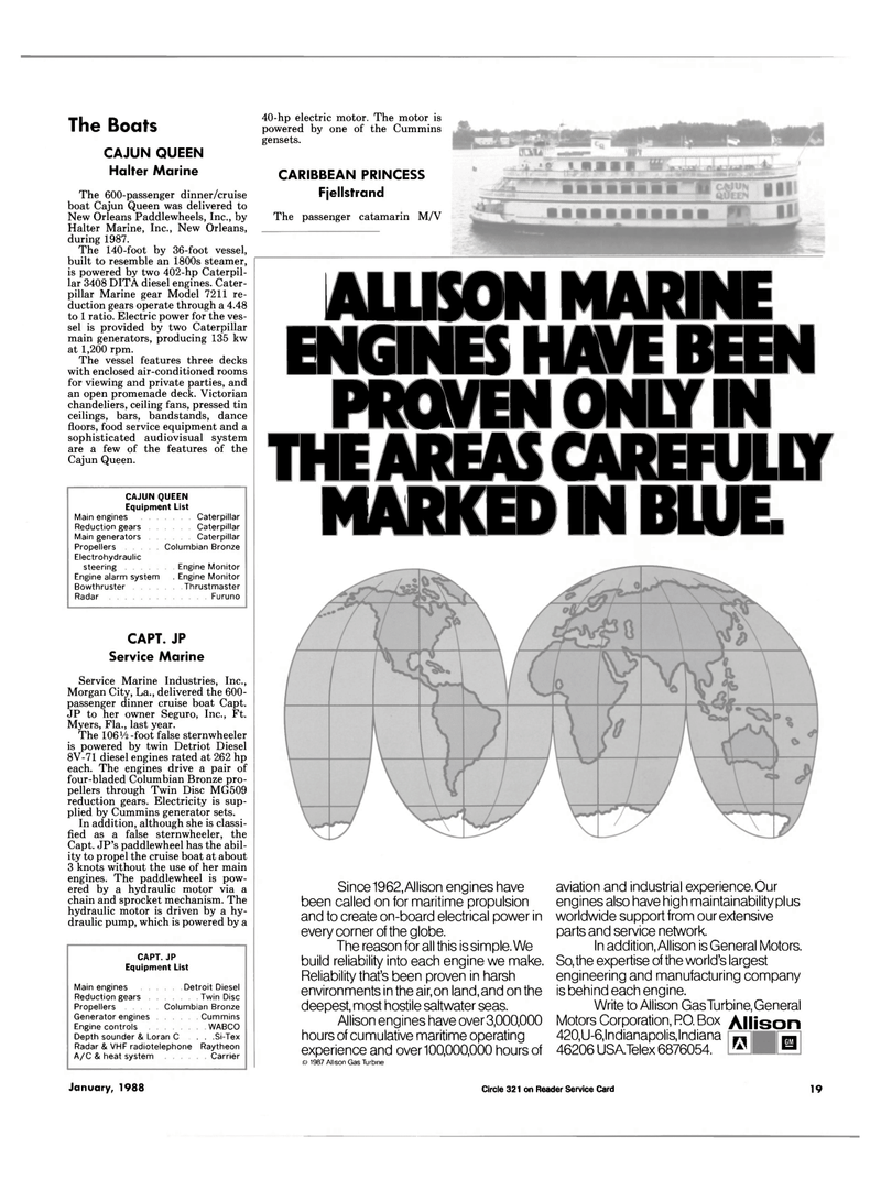 Maritime Reporter Magazine, page 19,  Jan 1988