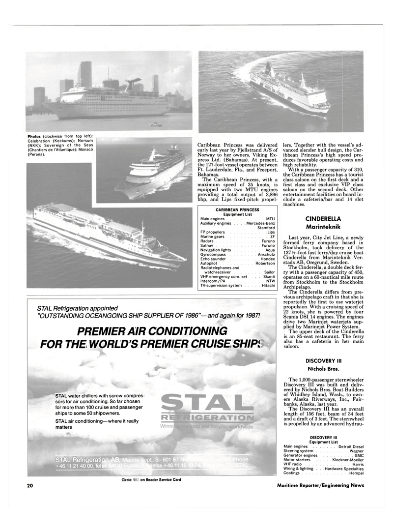 Maritime Reporter Magazine, page 20,  Jan 1988