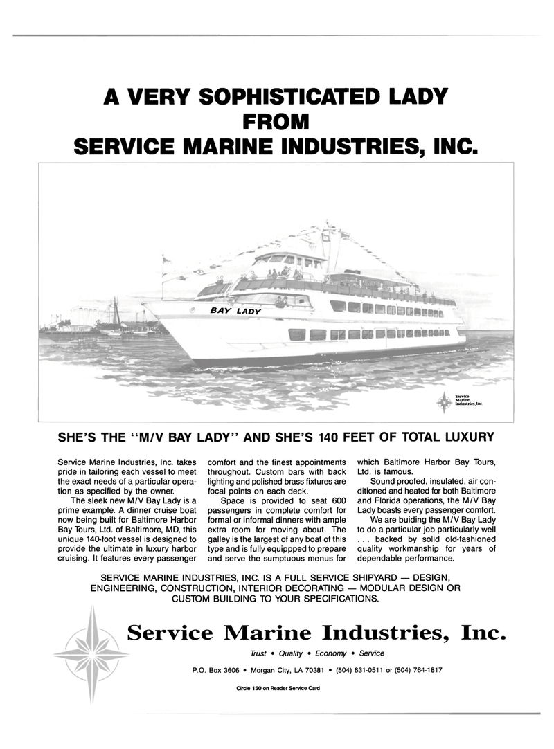 Maritime Reporter Magazine, page 3rd Cover,  Jan 1988