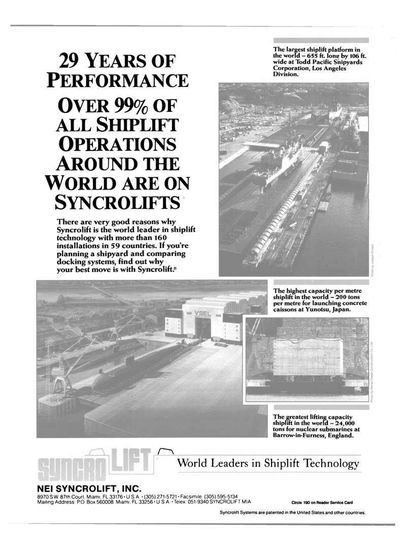 Maritime Reporter Magazine, page 4th Cover,  Feb 1988