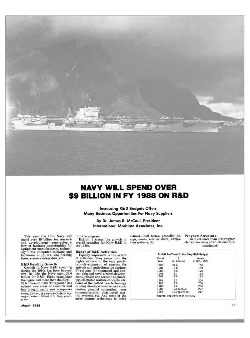 Maritime Reporter Magazine, page 25,  Mar 1988