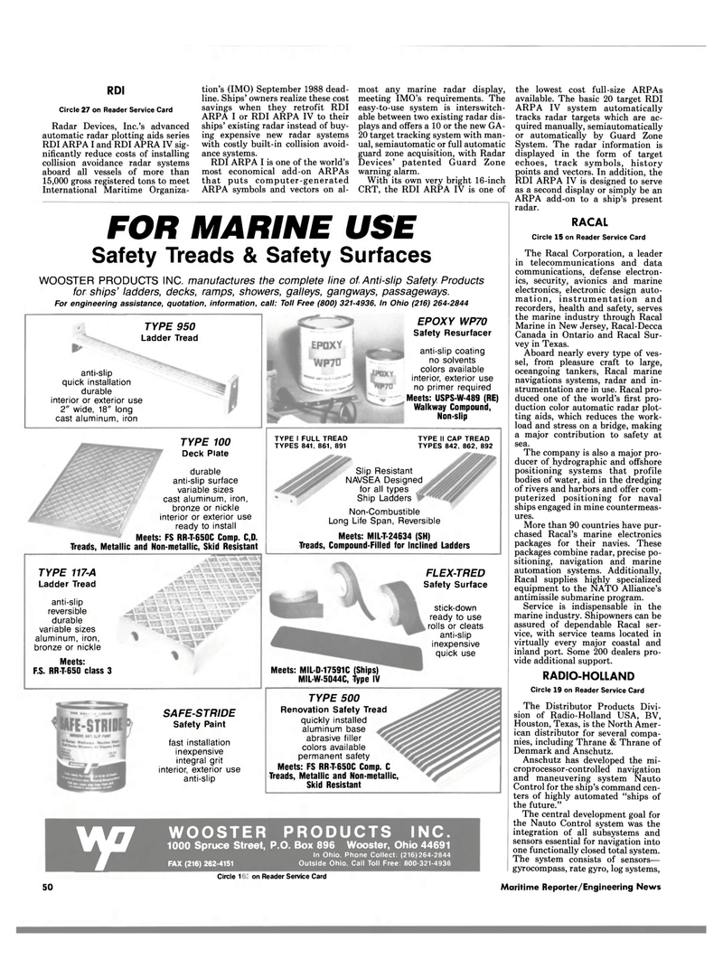 Maritime Reporter Magazine, page 48,  Mar 1988