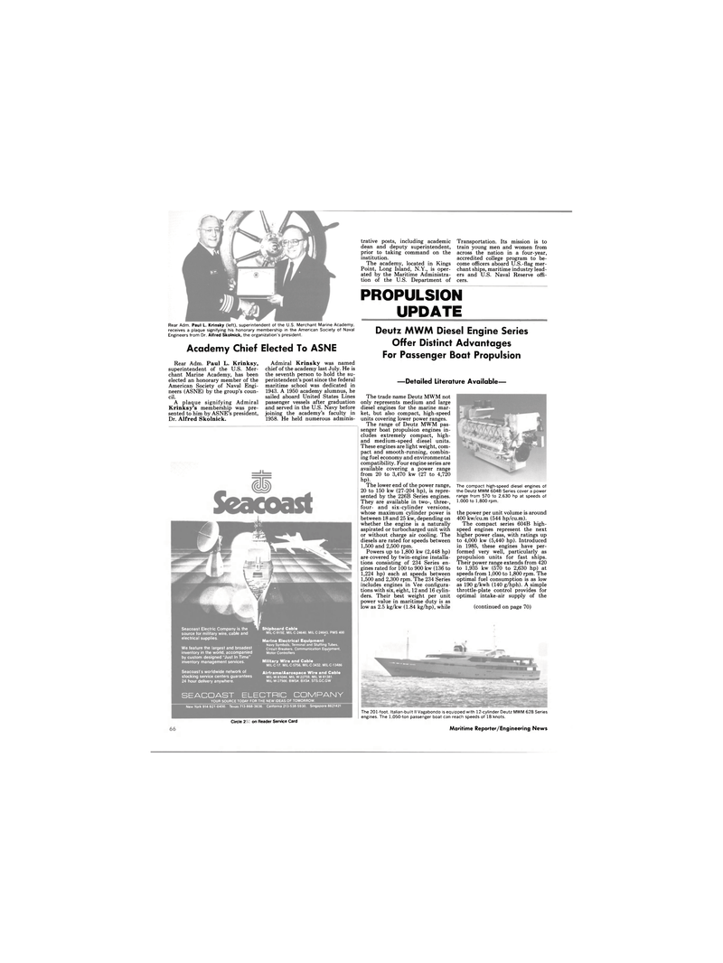 Maritime Reporter Magazine, page 66,  Apr 1988