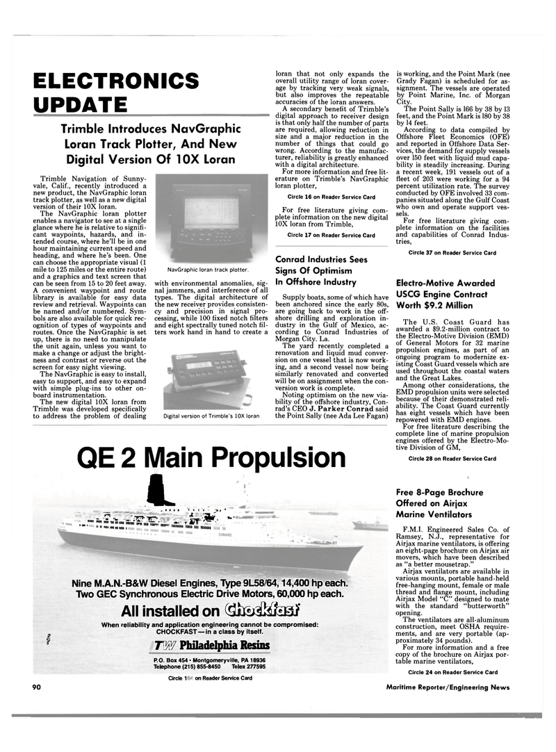 Maritime Reporter Magazine, page 84,  Jun 1988