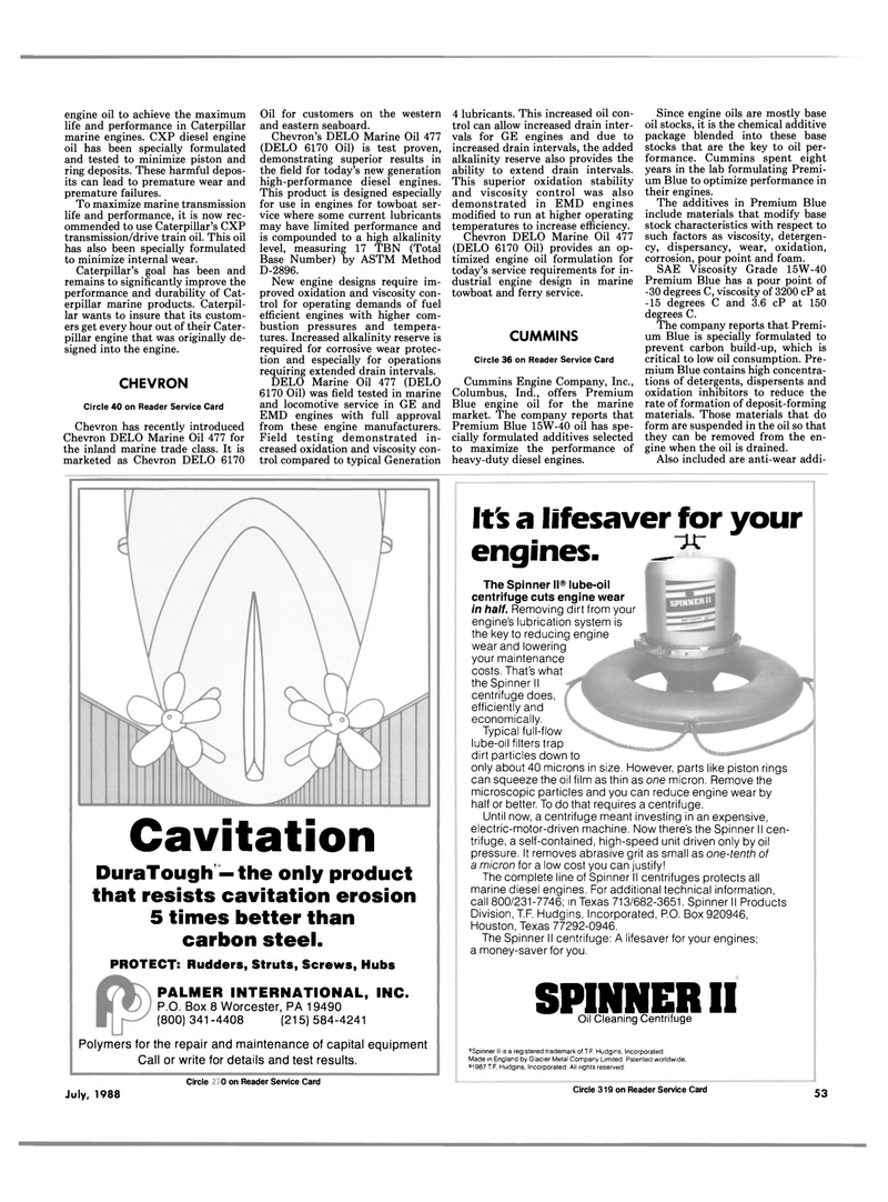 Maritime Reporter Magazine, page 41,  Jul 1988