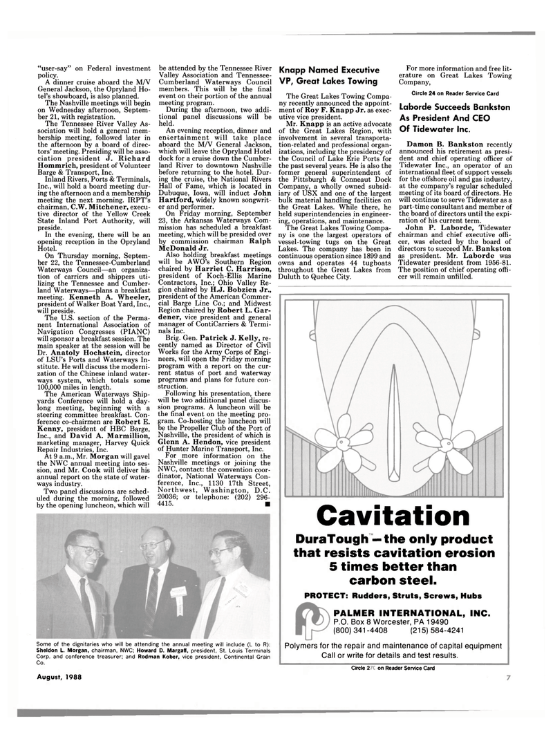 Maritime Reporter Magazine, page 5,  Aug 1988