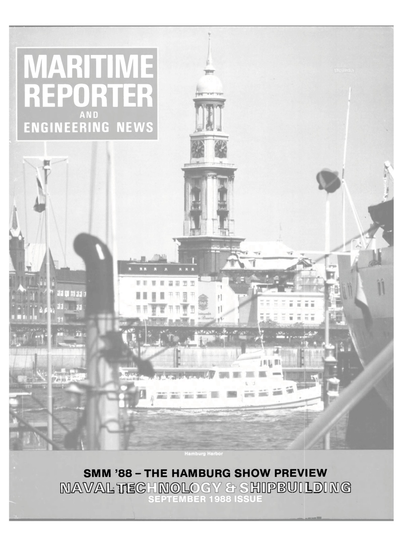 Maritime Reporter Magazine Cover Sep 1988 - 