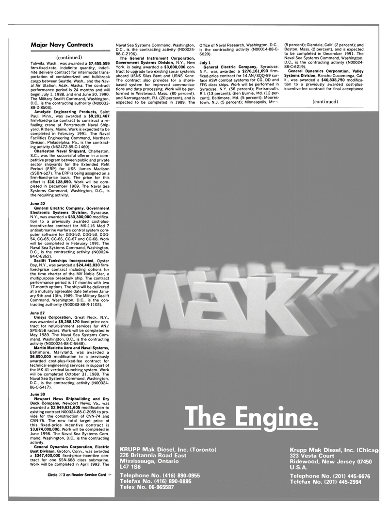 Maritime Reporter Magazine, page 41,  Sep 1988