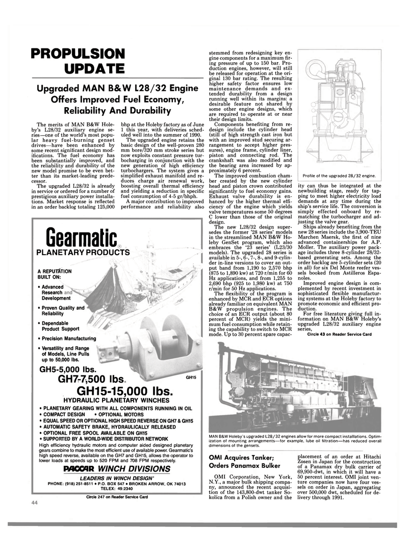 Maritime Reporter Magazine, page 19,  Oct 1988