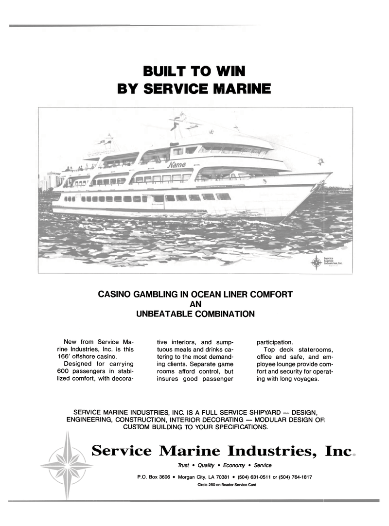 Maritime Reporter Magazine, page 3rd Cover,  Oct 1988