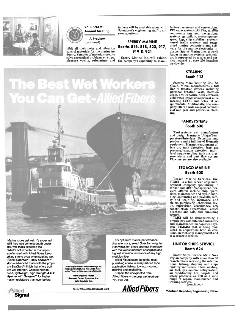 Maritime Reporter Magazine, page 40,  Nov 1988
