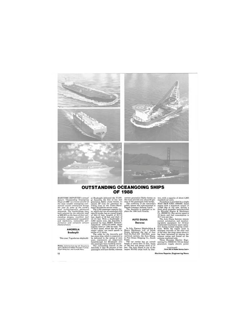 Maritime Reporter Magazine, page 8,  Dec 1988