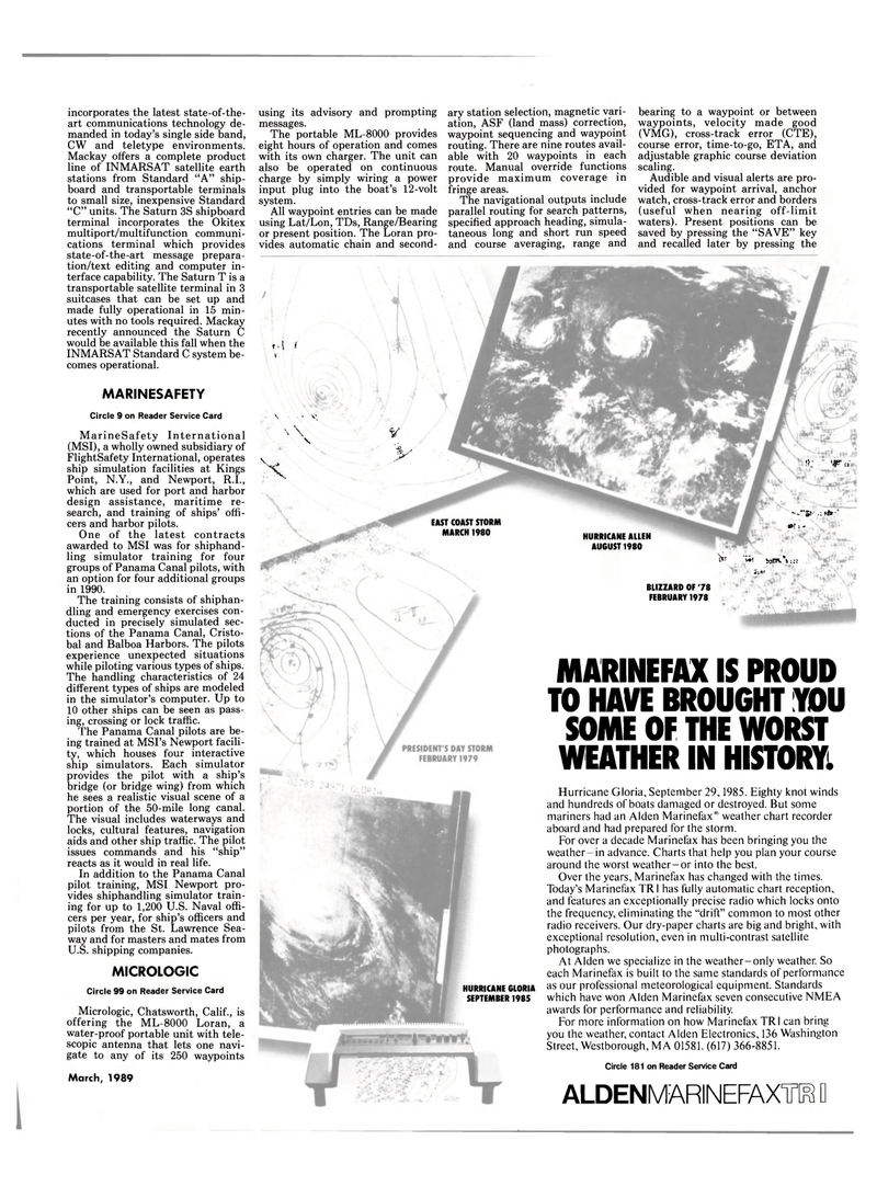 Maritime Reporter Magazine, page 15,  Mar 1989