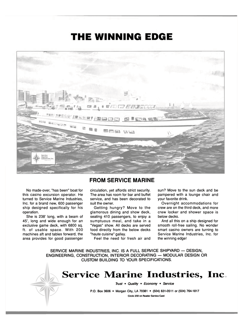 Maritime Reporter Magazine, page 3rd Cover,  Apr 1989