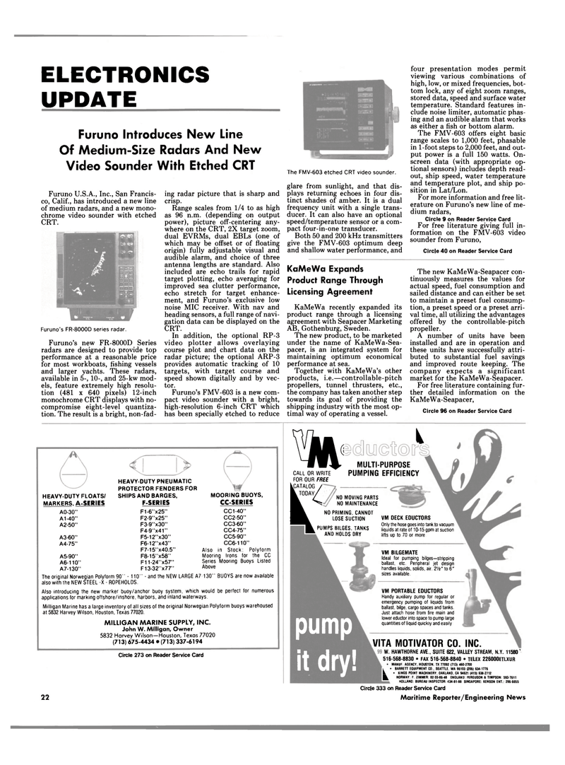 Maritime Reporter Magazine, page 20,  Apr 1989