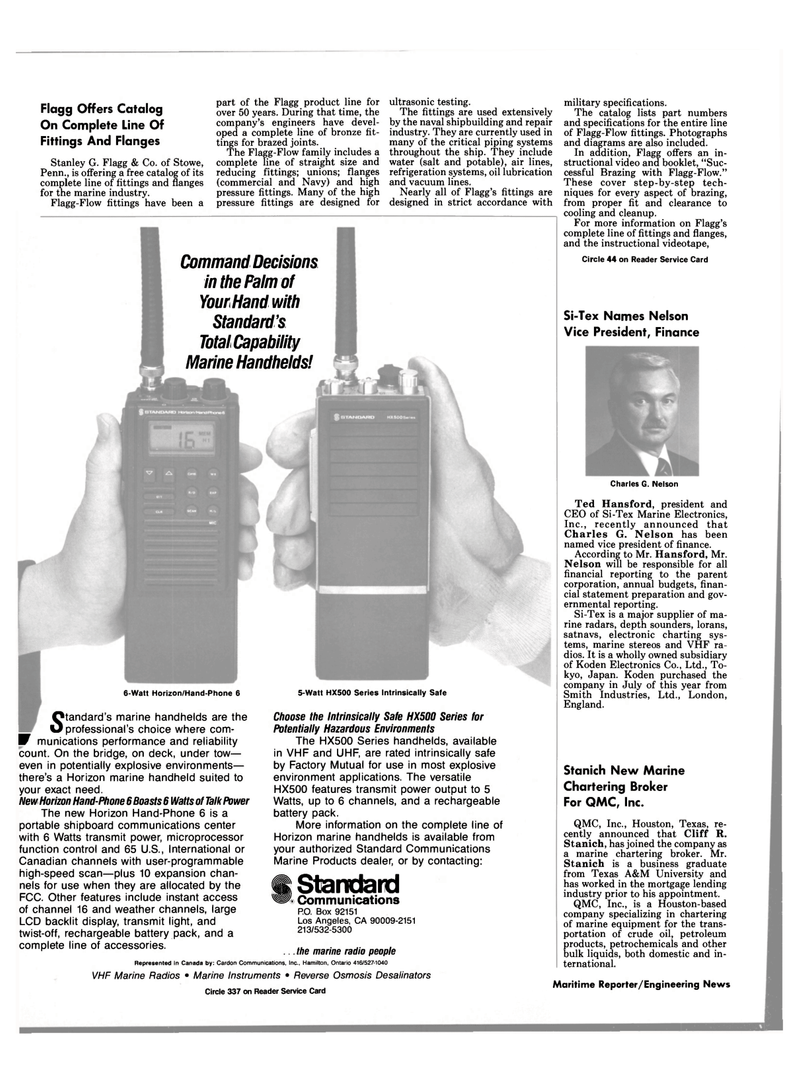 Maritime Reporter Magazine, page 64,  Apr 1989