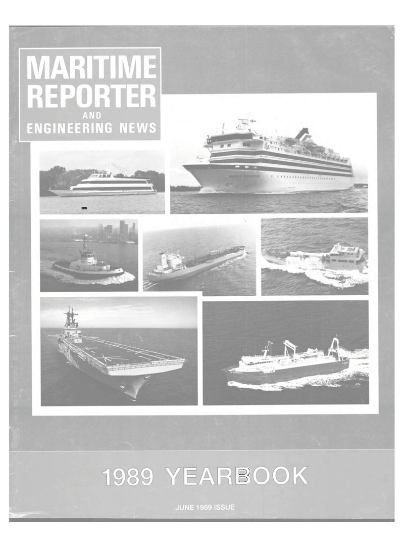 Maritime Reporter Magazine Cover Jun 1989 - 