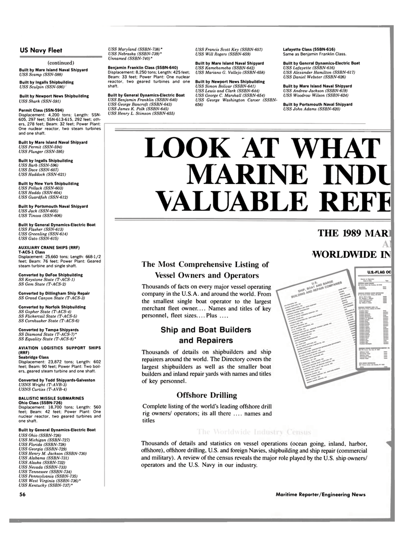 Maritime Reporter Magazine, page 52,  Jun 1989