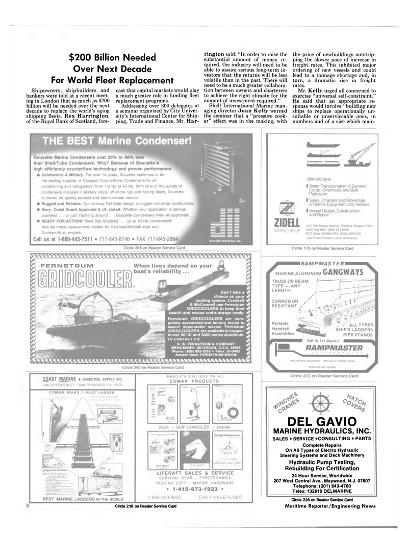 Maritime Reporter Magazine, page 6,  Jul 1989