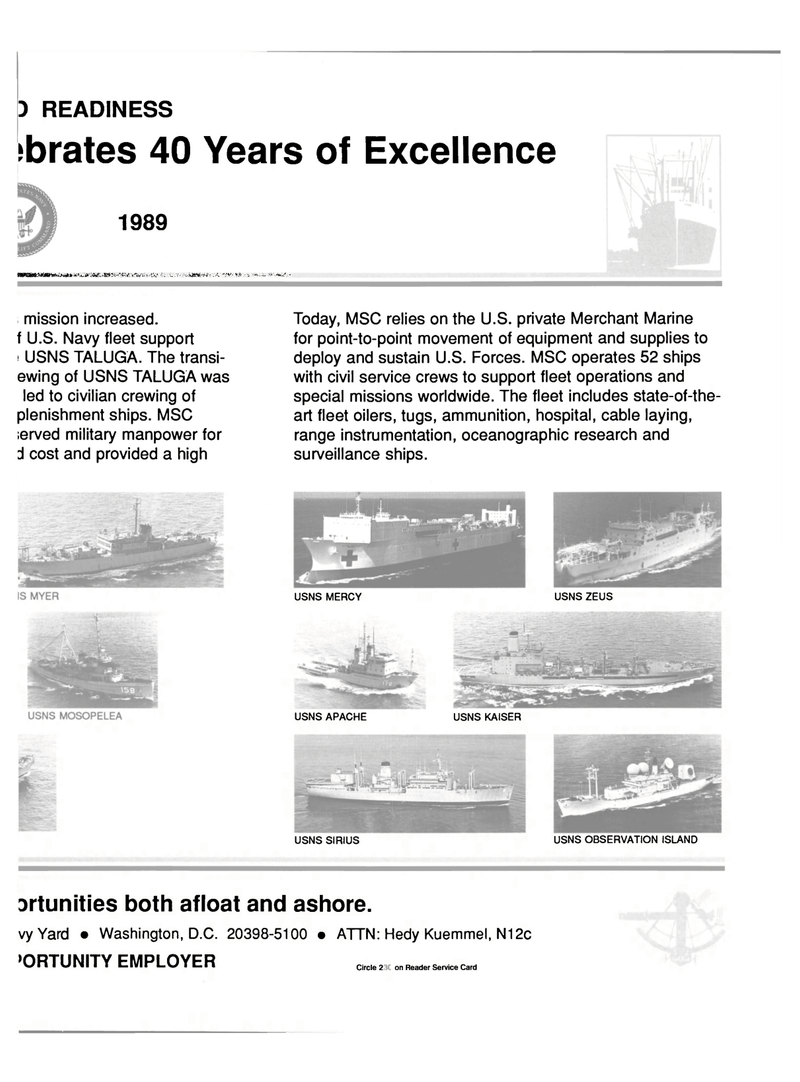 Maritime Reporter Magazine, page 35,  Oct 1989