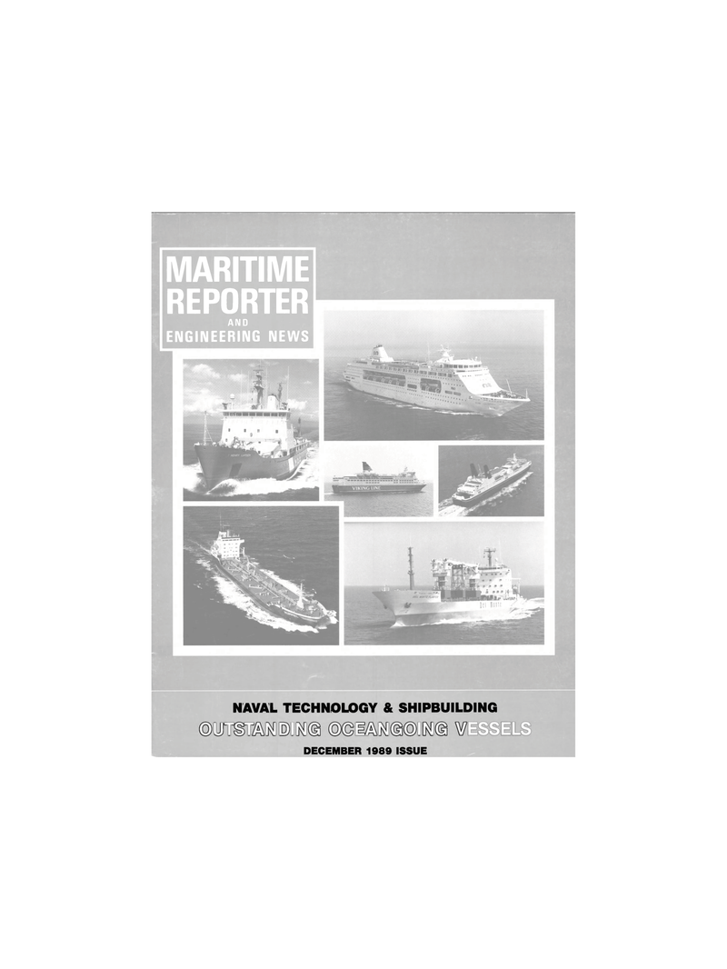 Maritime Reporter Magazine Cover Dec 1989 - 